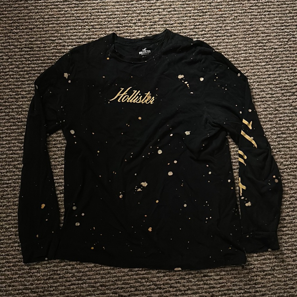 Hollister bleached long sleeve